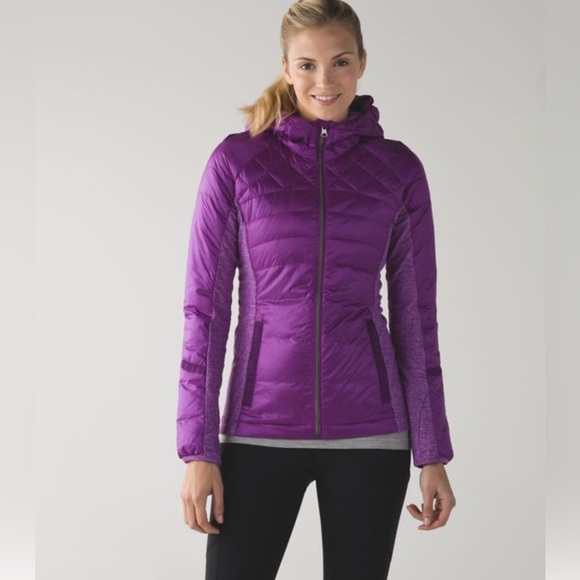 Women’s Lululemon Down for a Run jacket in purple Size 2 - Picture 1 of 6